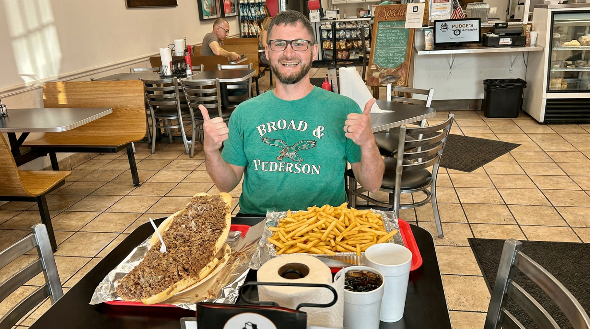 The 20-inch cheesesteak challenge
