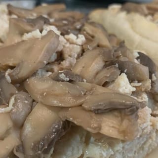 Mushroom Chicken Cheesesteak