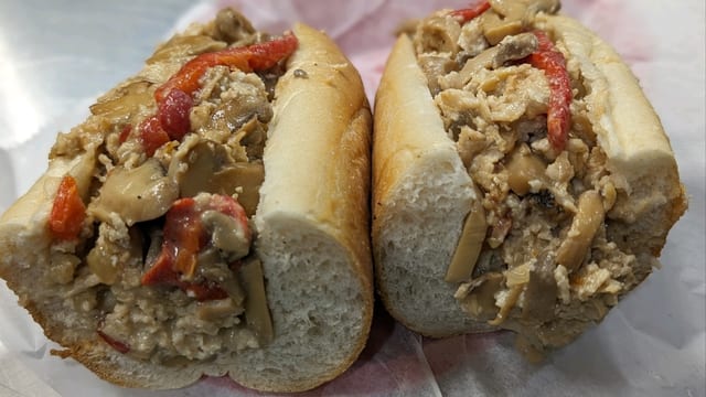 Chicken Marsala Cheesesteak