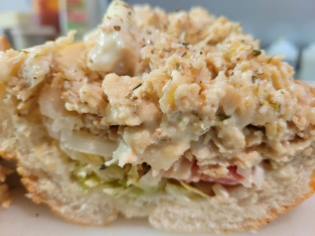Large Chicken Cheesesteak Hoagie