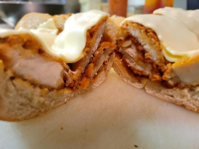 Large Buffalo Chicken Cutlet.