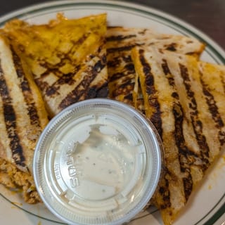 Buffalo Chicken Cheesesteak Quesadilla