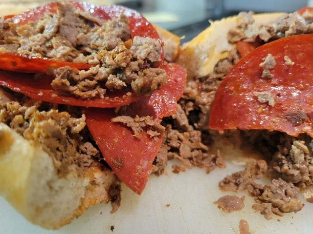 Pepperoni Cheesesteak.