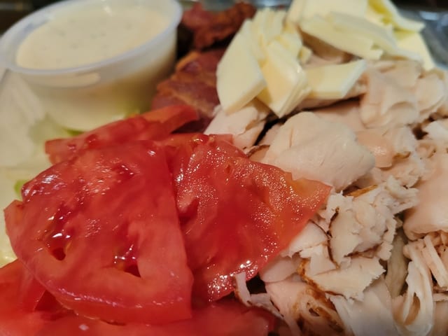 Turkey Club Salad